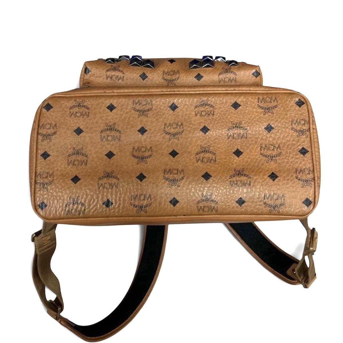 Stark M Studded Backpack Cognac — photo 7