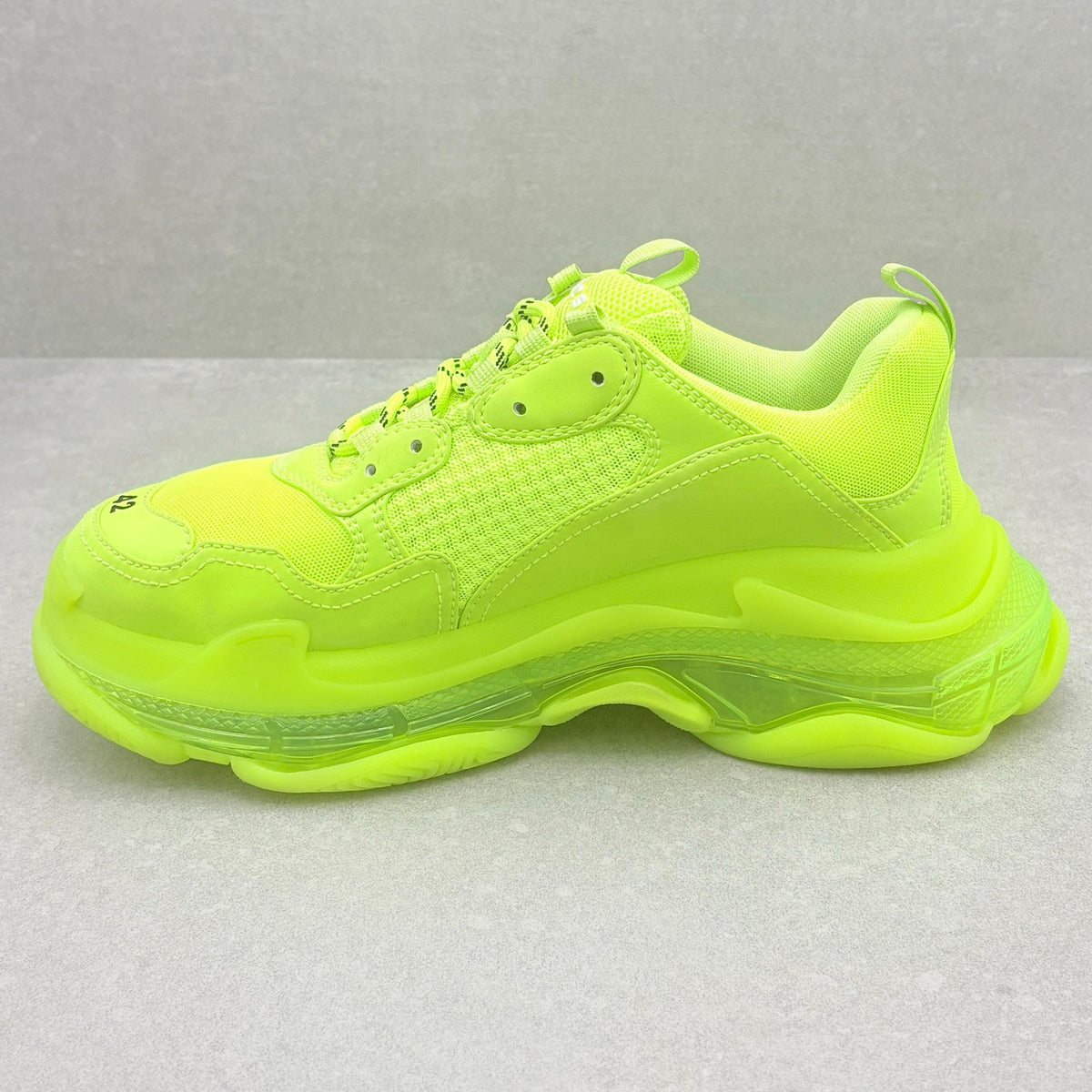 Balenciana Triple S Sneaker Neon Yellow — photo 4