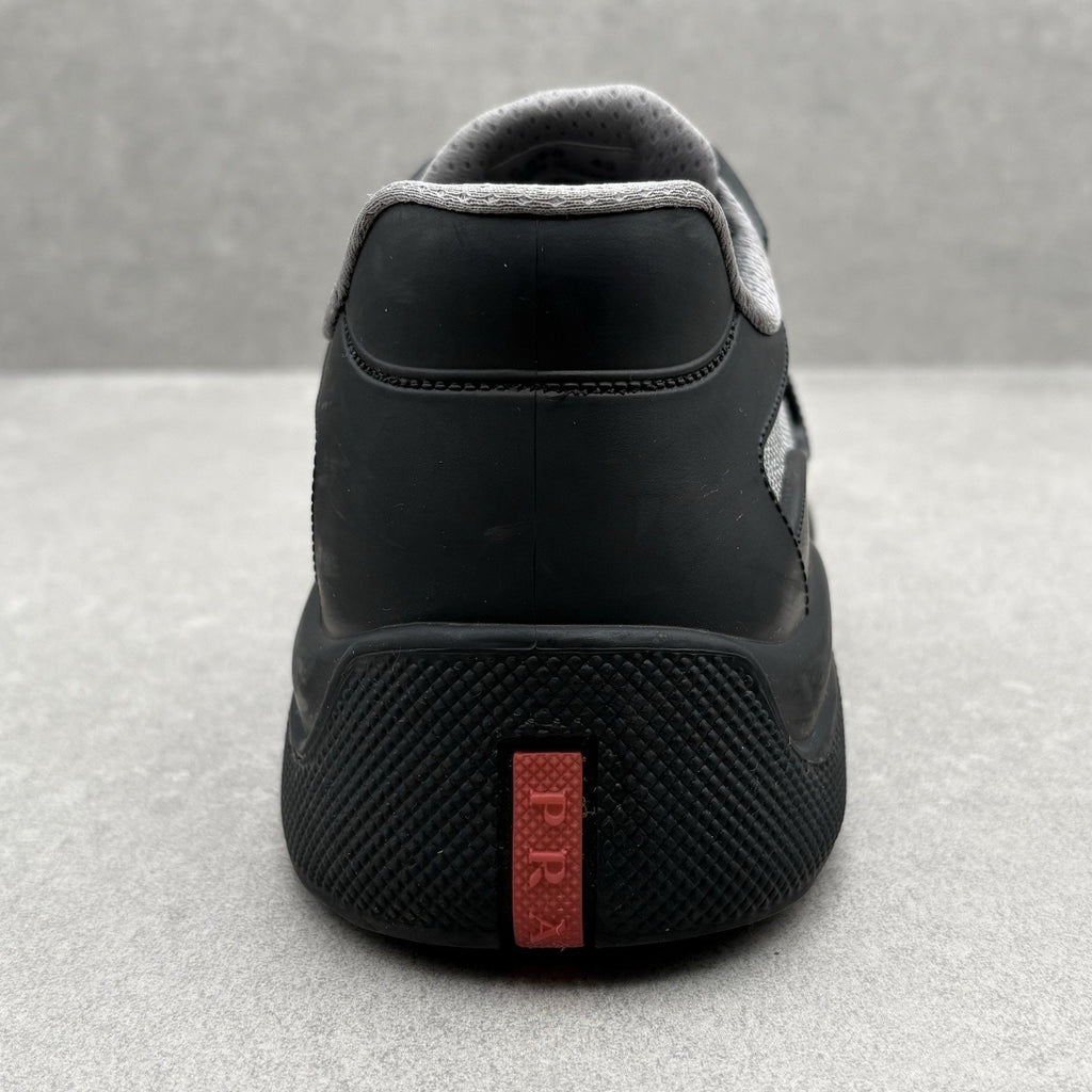 Prada America's Cup Rubber Sneakers ' Black ' | Size 43 (10 US)