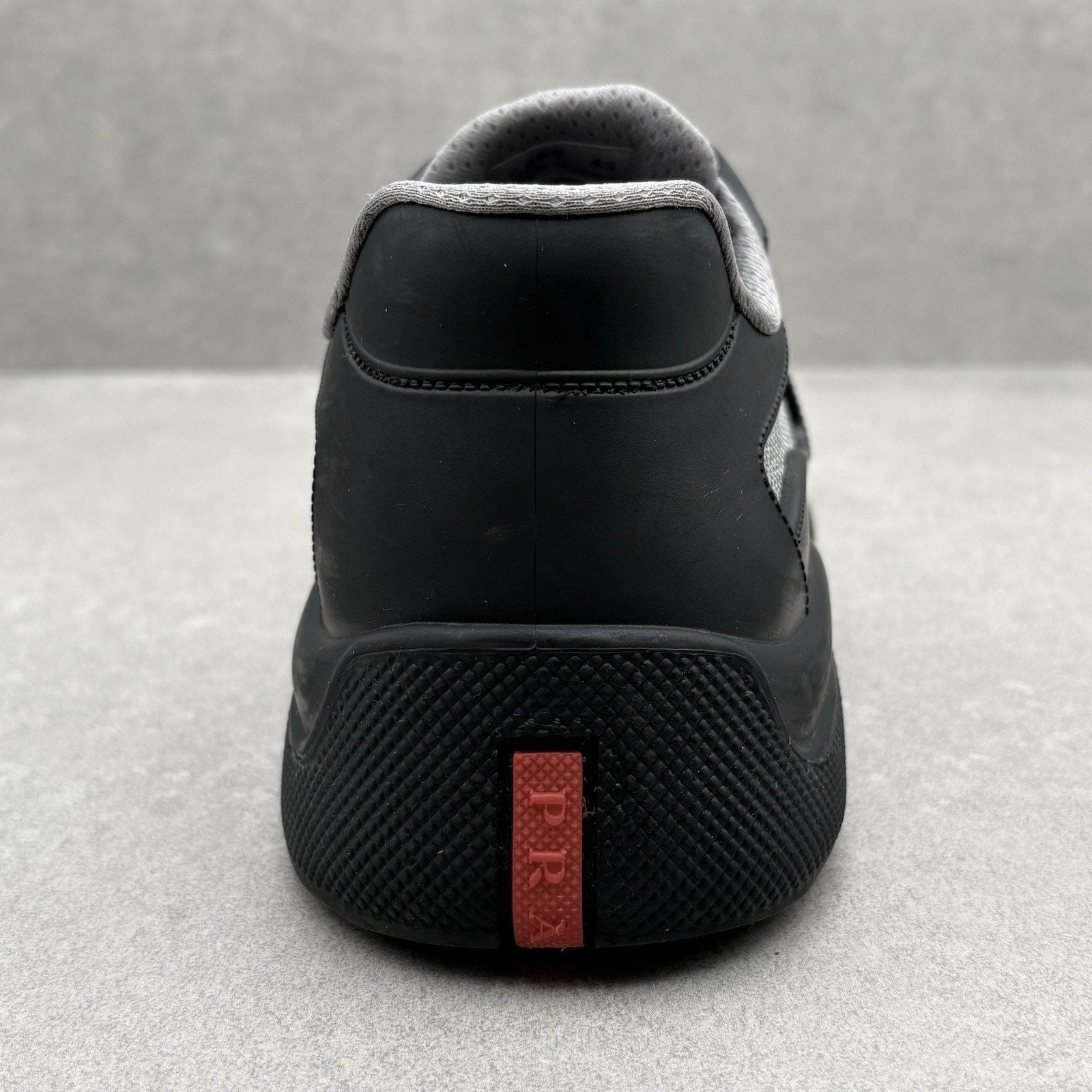 Prada America's Cup Rubber Sneakers ' Black ' | Size 43 (10 US)