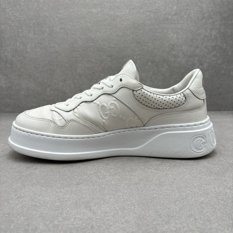 GG Embossed White Leather — photo 4