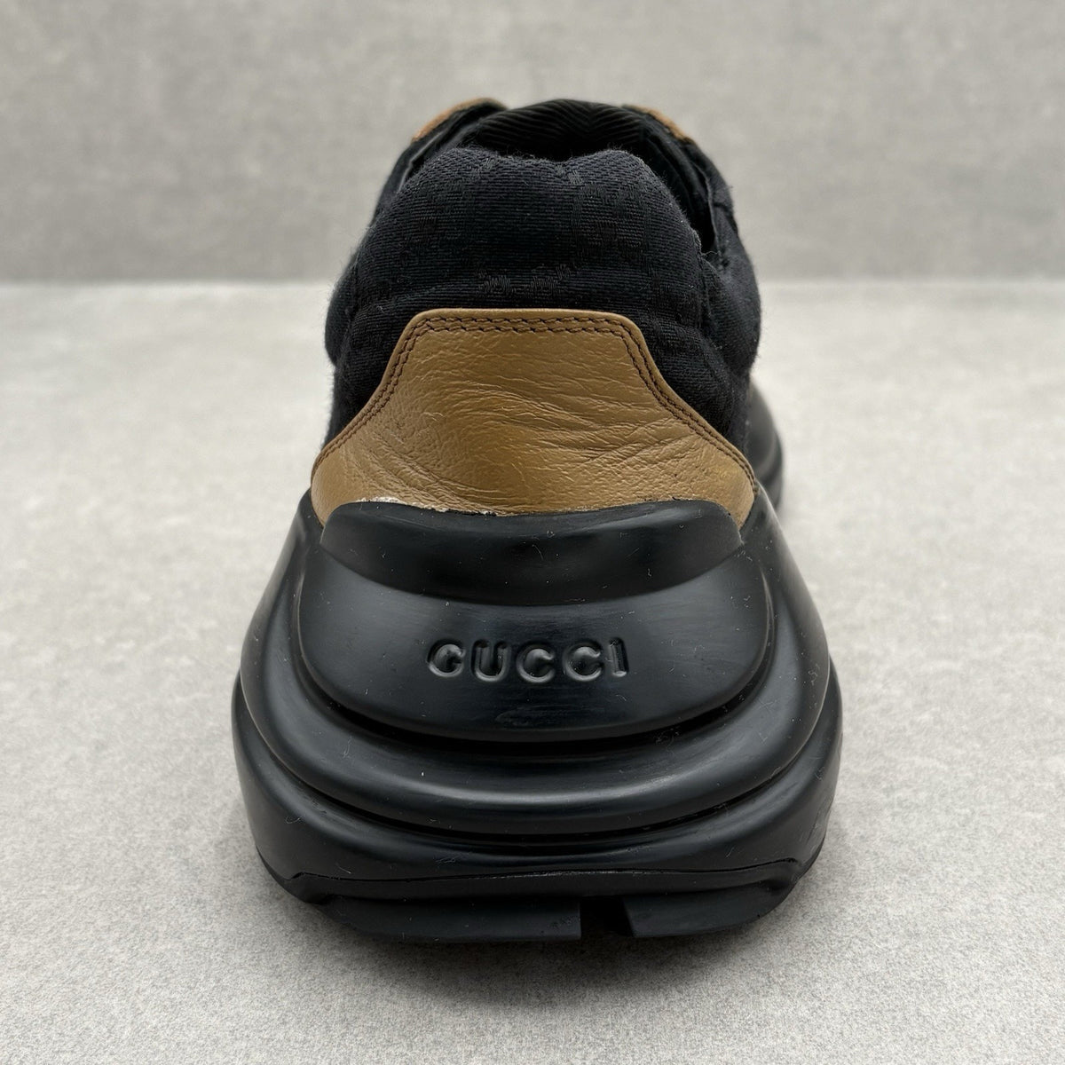 Rhyton Maxi GG Supreme Black Khaki Beige — photo 8