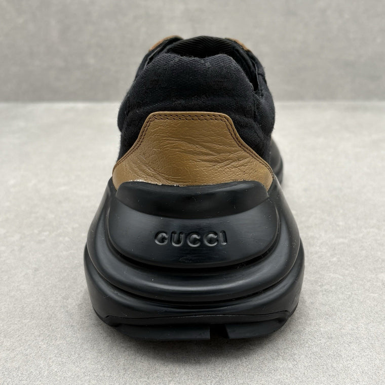 Rhyton Maxi GG Supreme Black Khaki Beige — photo 8