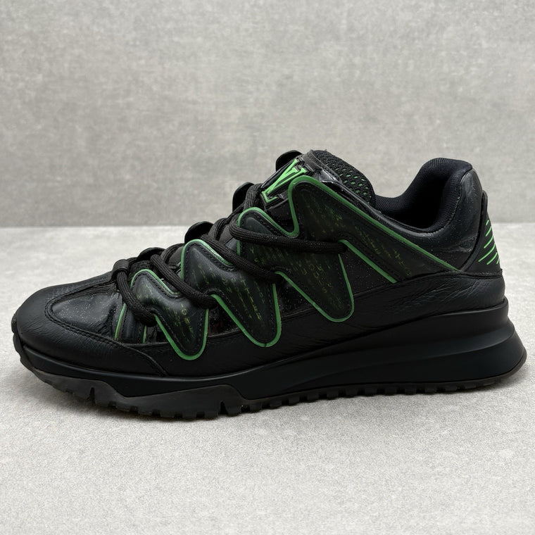 Digital Zig Zag Sneaker Black Green — photo 8