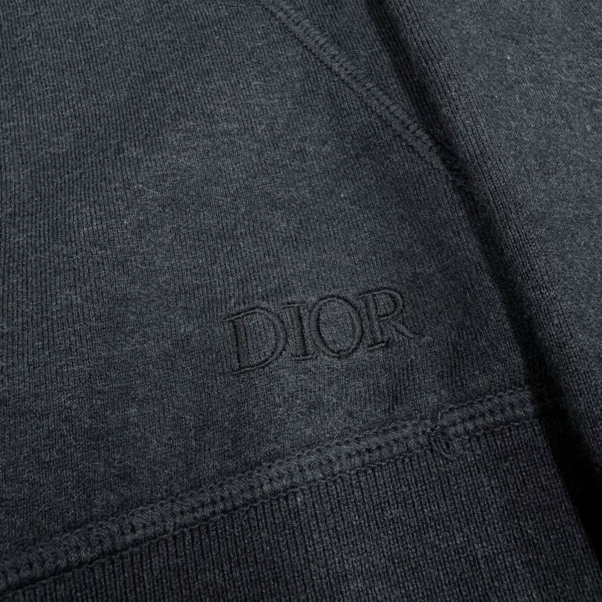 Cashmere Oblique Lining Hoodie Navy — photo 4