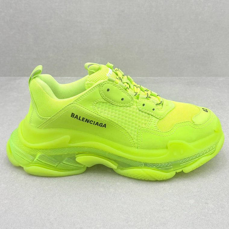 Balenciana Triple S Sneaker Neon Yellow — photo 2