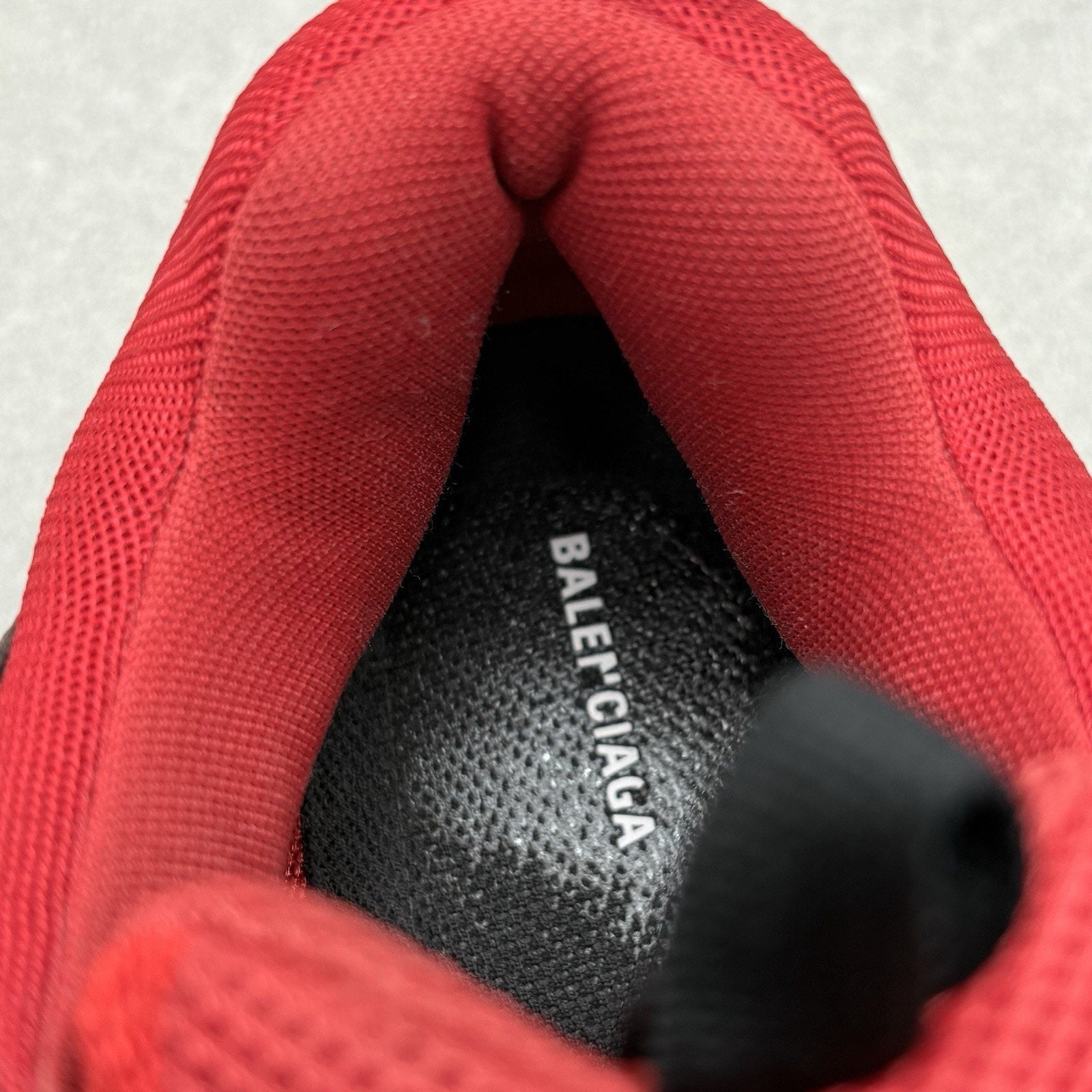 Balenciaga Triple S ' Red Black ' Pre-Distressed ' | Size 40 (7 US)