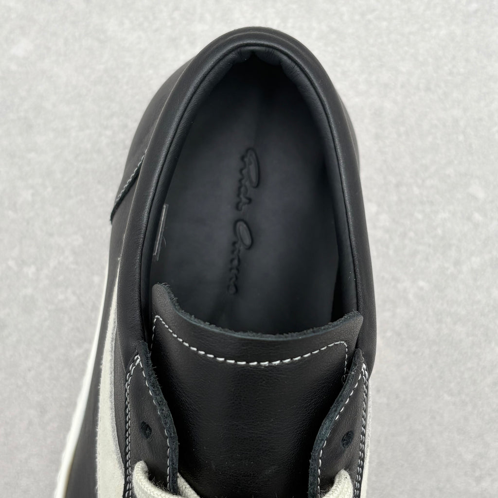 Rick Owens Lido Vintage Sneaker ' Black Milk ' | Size 42 (9 US)