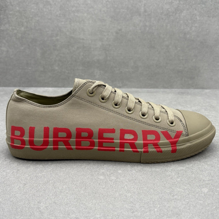 Burberry Gabardine Low Top Beige Red — photo 2