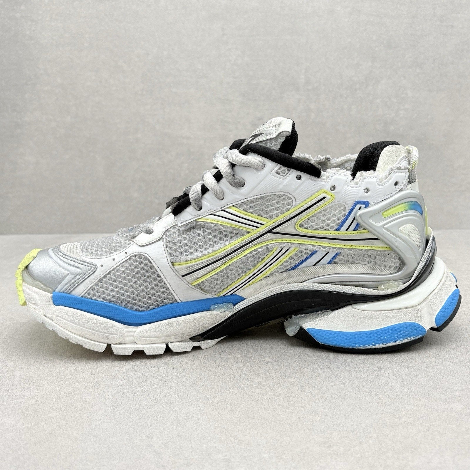 Balenciaga Runner ' White Yellow Blue ' | Size 45 (12 US)