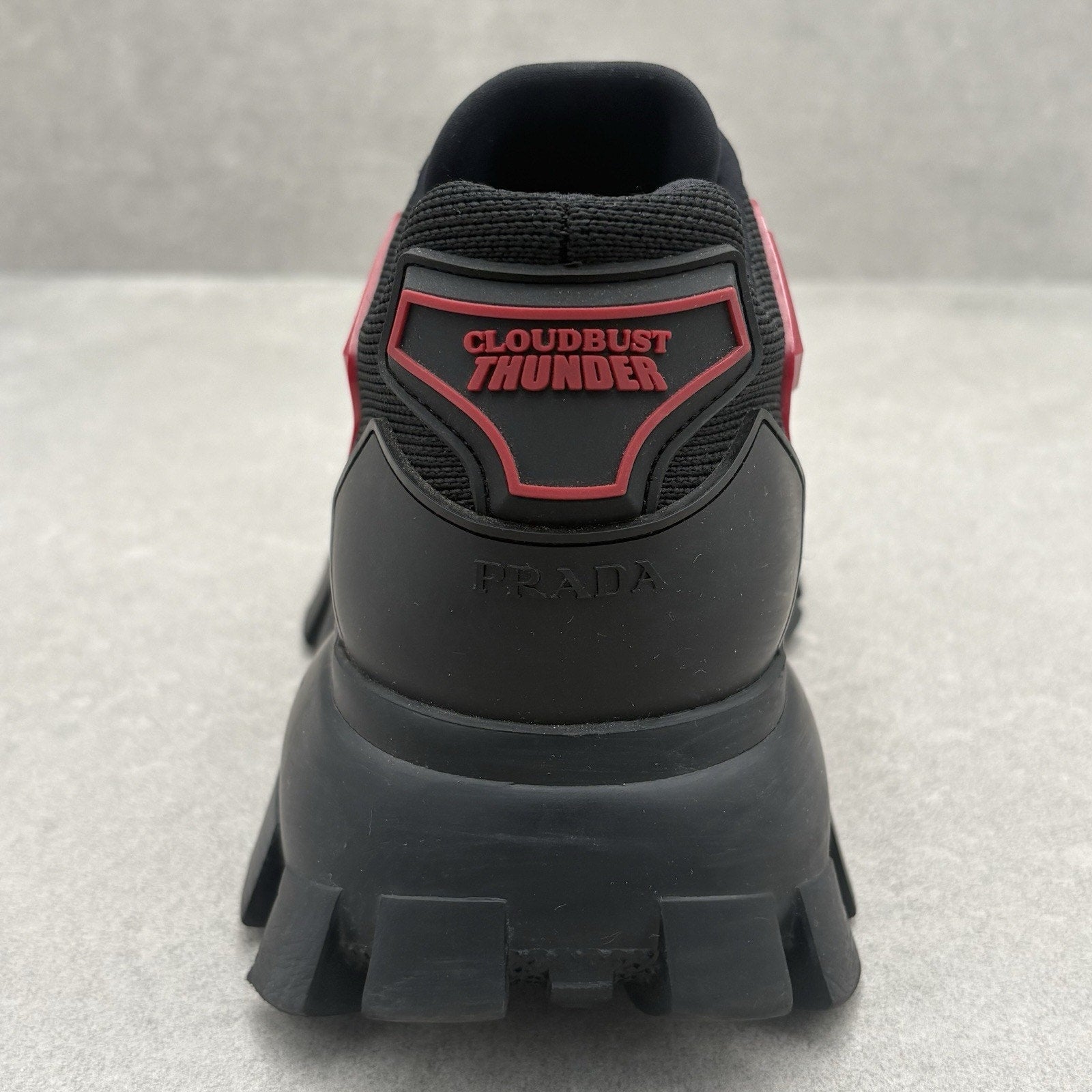 Prada Cloudbust Thunder ' Red Black ' | Size 7 UK (8 US)