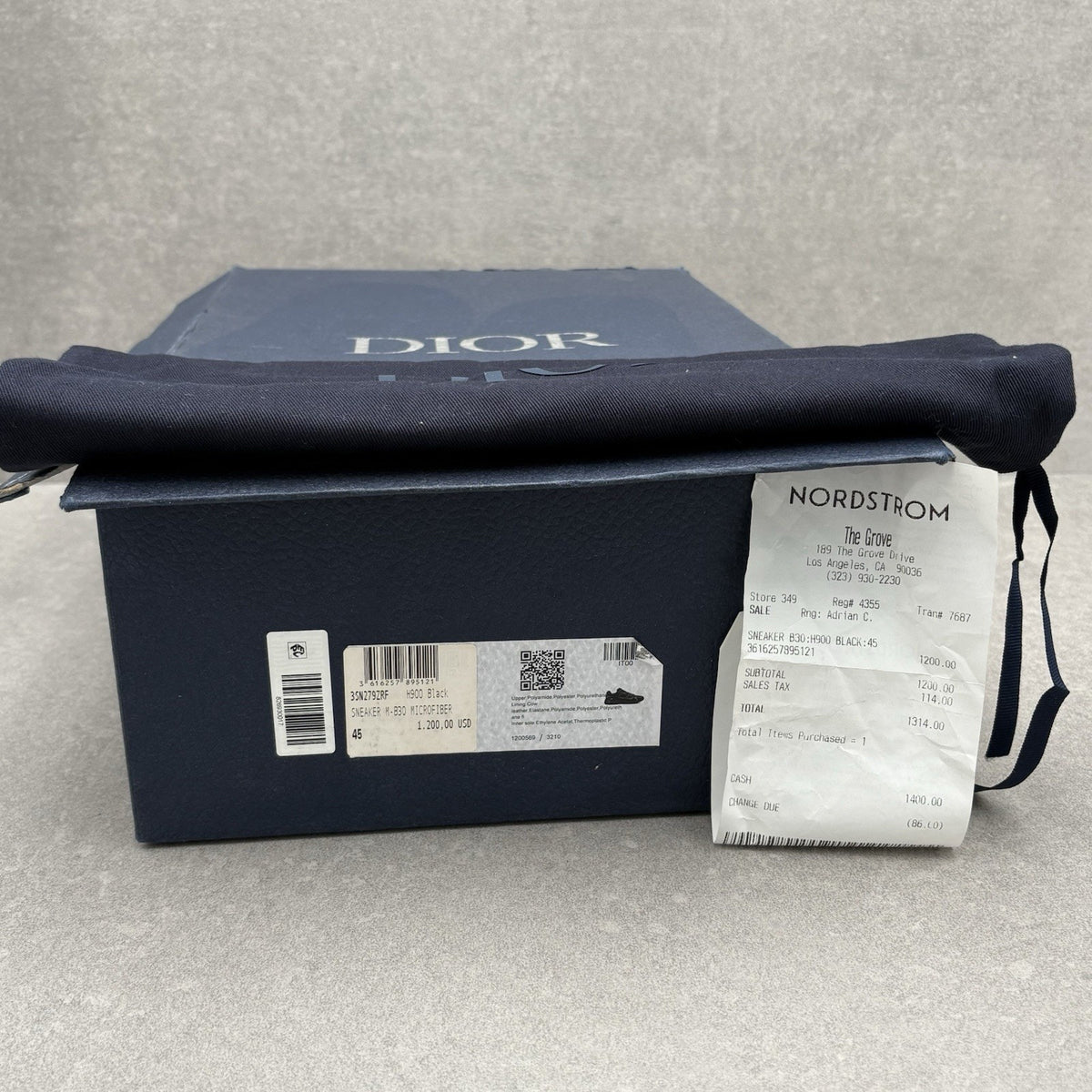 B30 Reflective CD Sneakers Black — photo 16