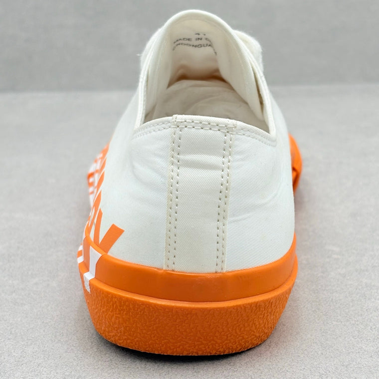 Low Sneaker Orange White — photo 8