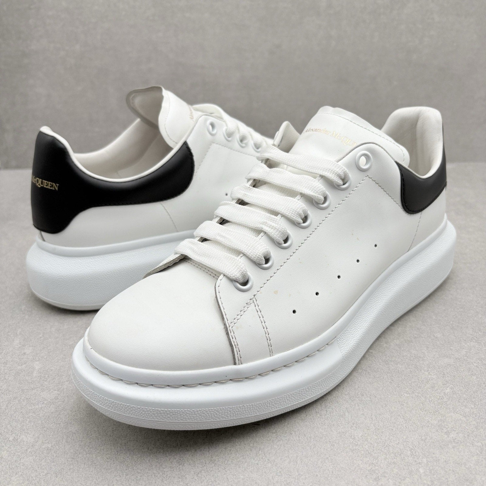 Alexander McQueen Oversized Sneaker ' White Black ' | Size 45 (12 US)