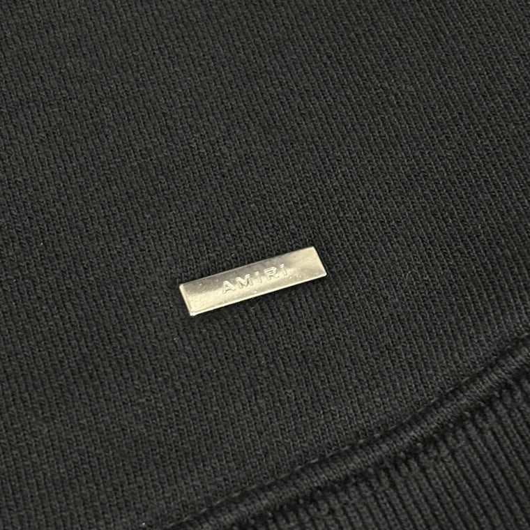 Crystal Embellished Rhinestone Logo Hoodie — photo 7