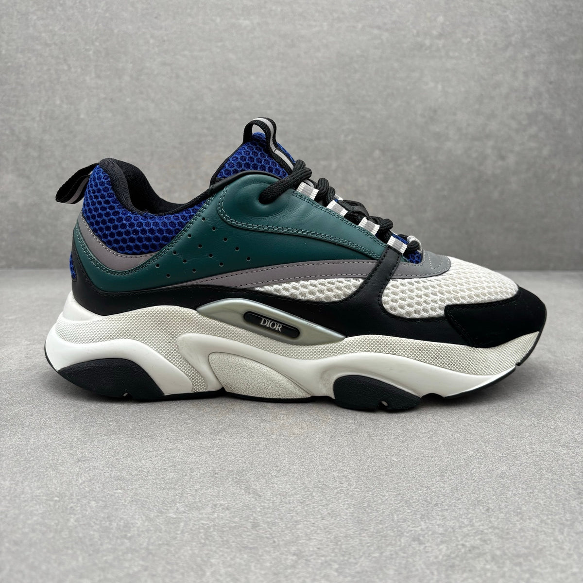 Dior B22 Sneaker White, Green, Blue — photo 2