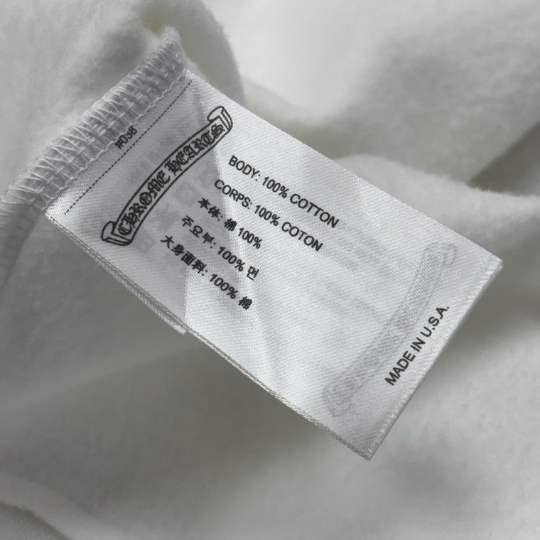 Vertical Logo Foil Hoodie White — photo 12