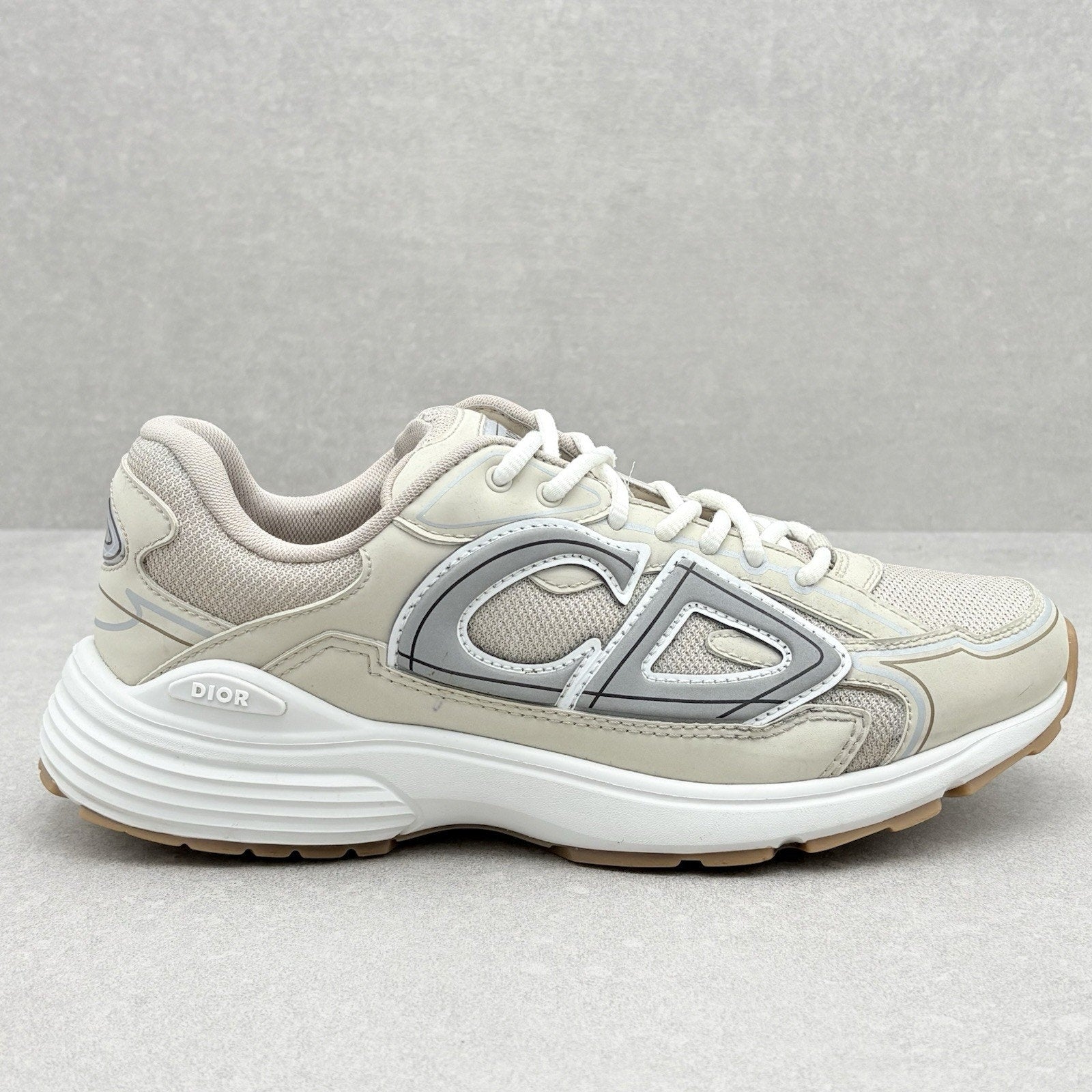 Dior B30 Reflective Sneaker ' Tan White ' | Size 41 (8 US)