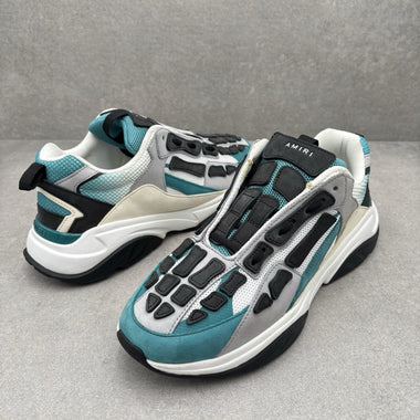 Bone Runner White Black Blue Grass