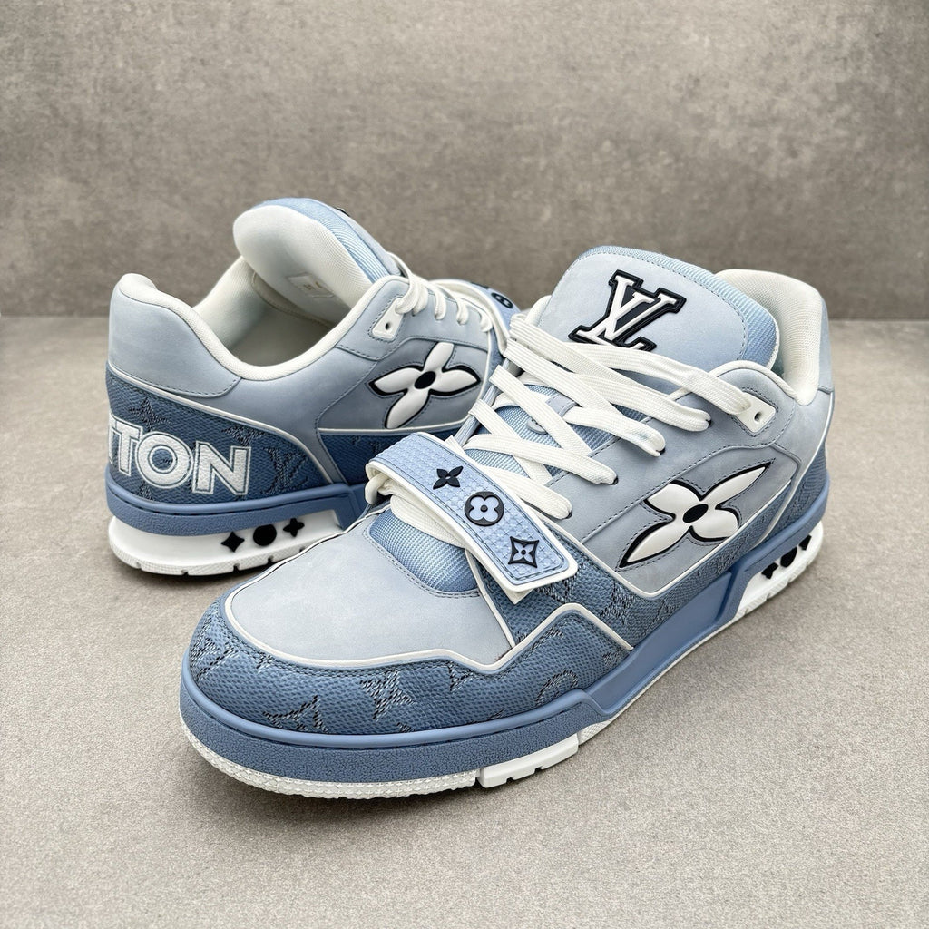 Louis Vuitton Strap Trainer ' Sky Blue ' | Size 10 LV (11-11.5 US)