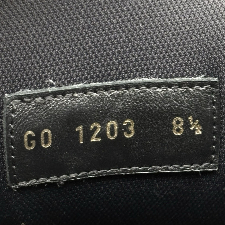 Alligator Print Maxi Sneaker Black — photo 14