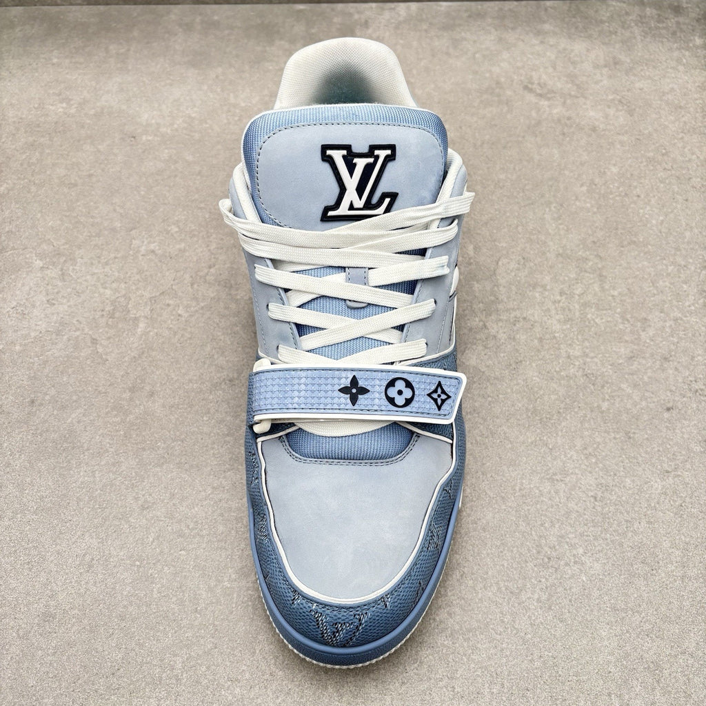 Louis Vuitton Strap Trainer ' Sky Blue ' | Size 10 LV (11-11.5 US)