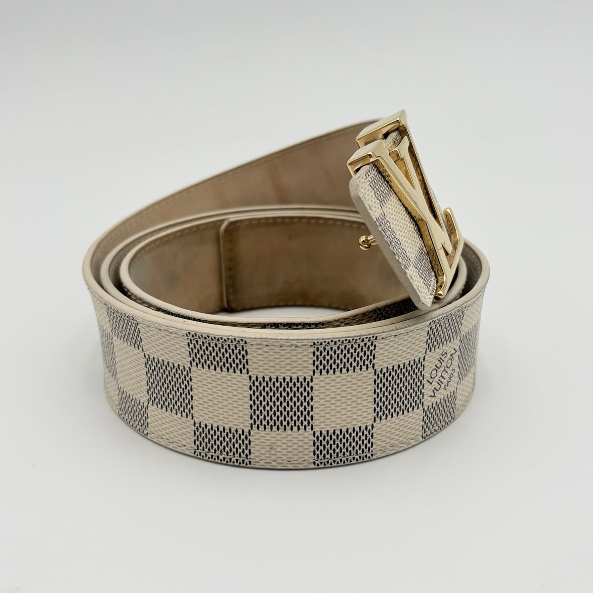 Belt Damier Azure Blue White — photo 3