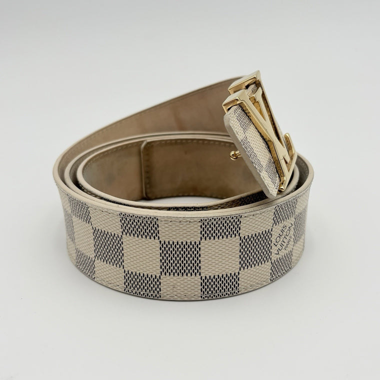 Belt Damier Azure Blue White — photo 3