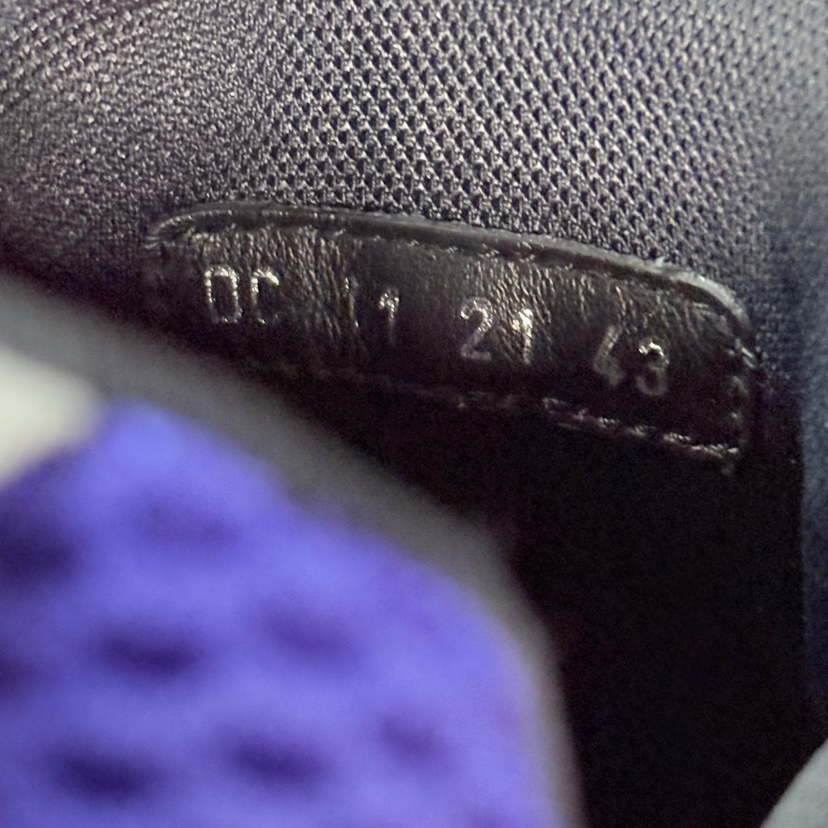 Dior B22 Reflective Sneaker Coffee Violet — photo 13