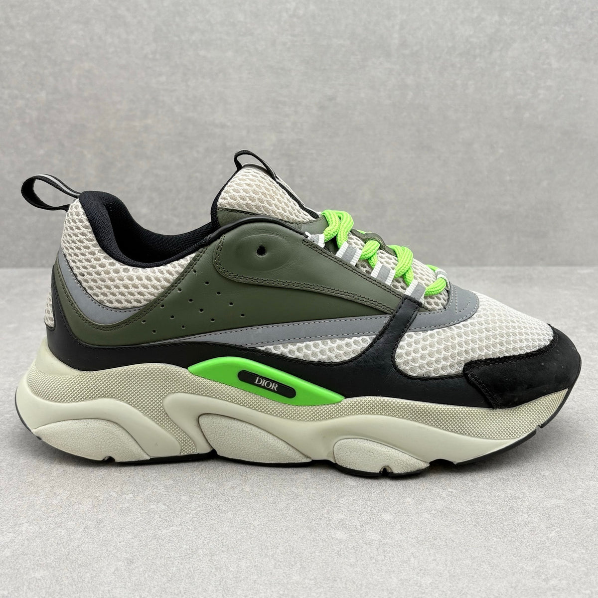 B22 Reflective Sneaker Cream White Olive Black — photo 2