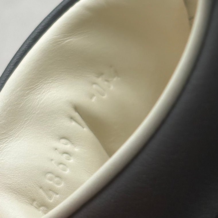Ace Black Leather Sneaker Green Panther — photo 13