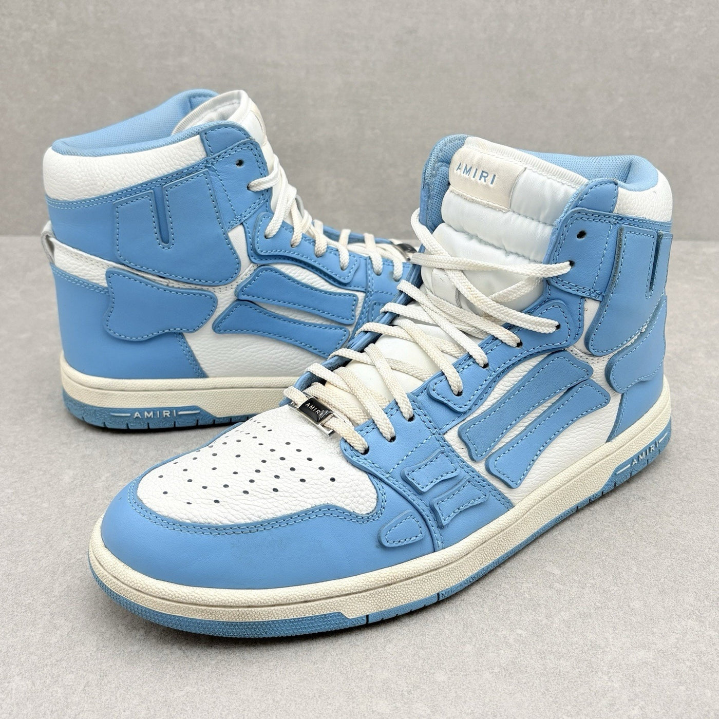 Skel High Top Powder Blue White