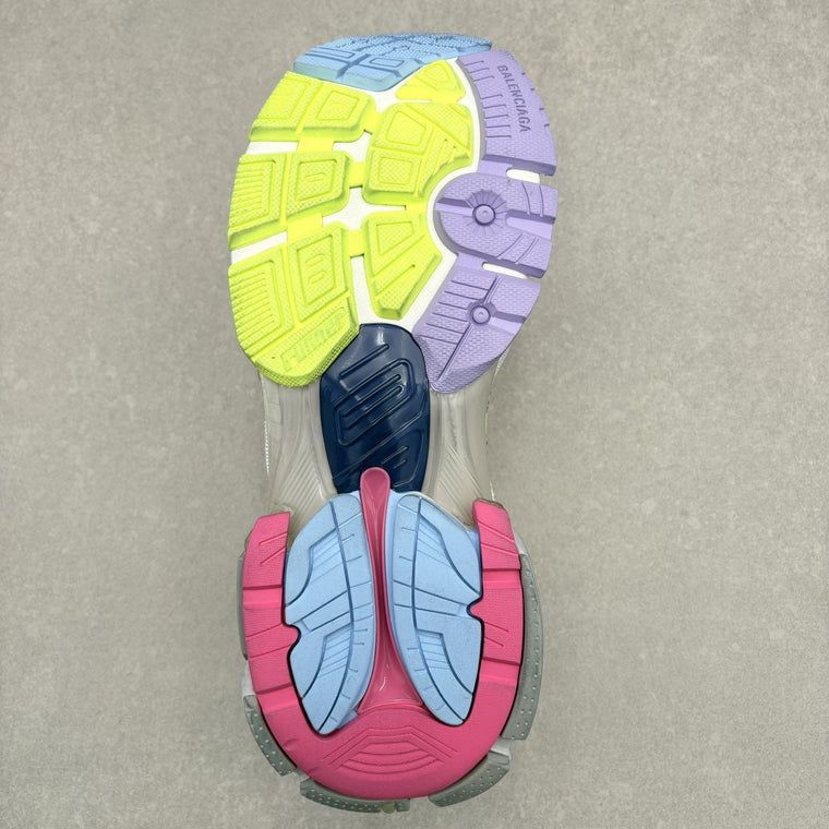 Runner Grey Purple Neon Yellow White — photo 7
