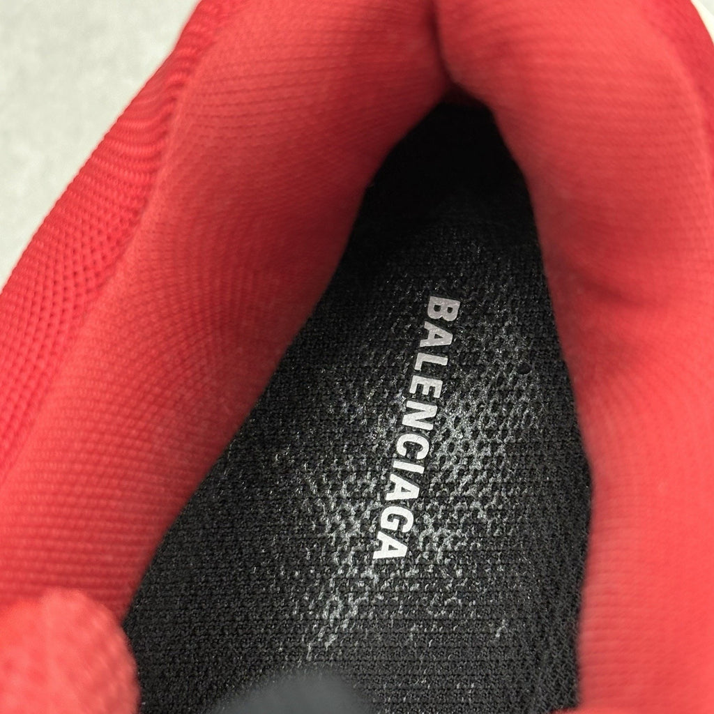 Balenciaga Triple S ' Red Black ' Pre-Distressed ' | Size 40 (7 US)