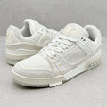 Louis Vuitton Trainer Denim ' Beige ' | Size 8.5 LV (9.5-10 US)