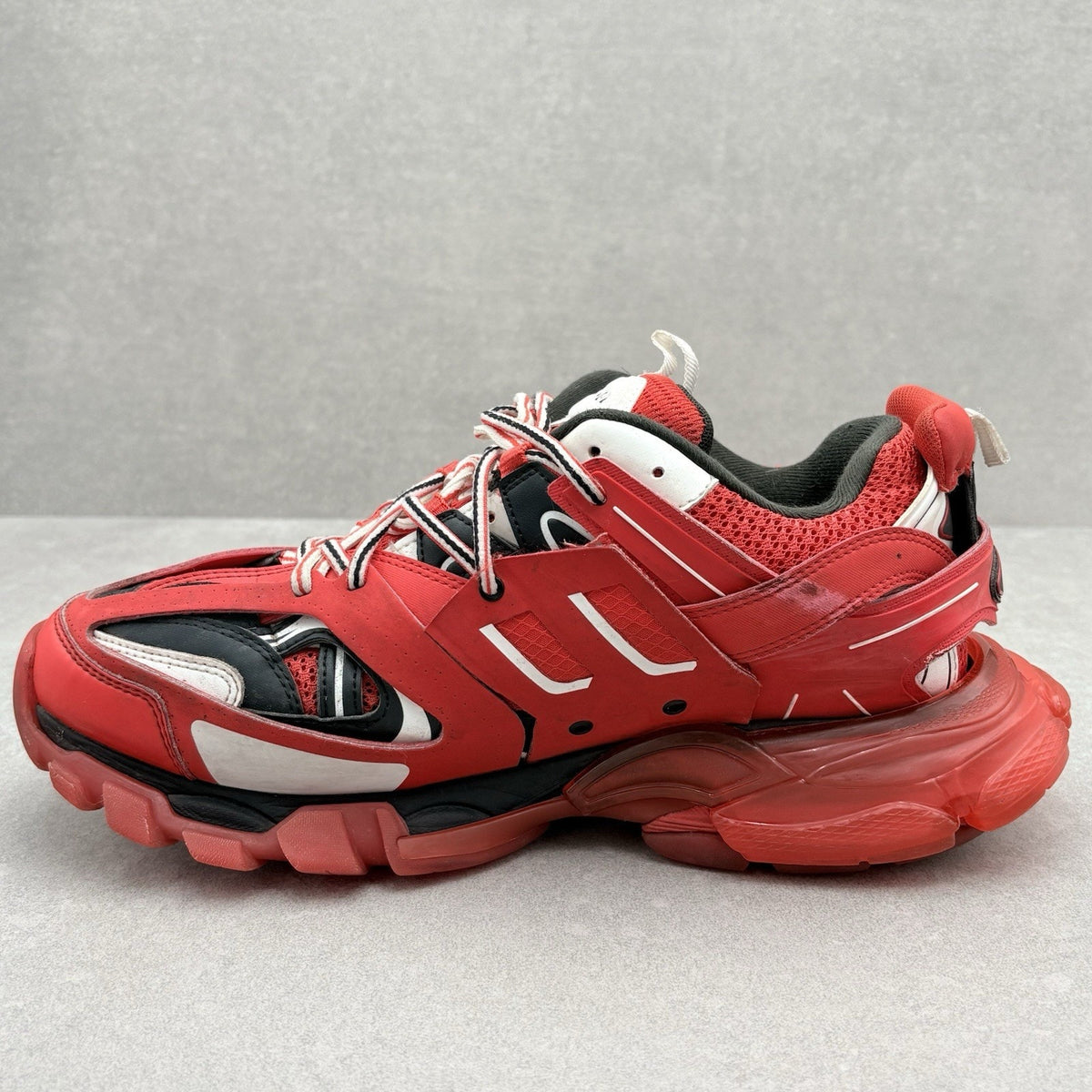 Track Clear Sole Red White Black — photo 4