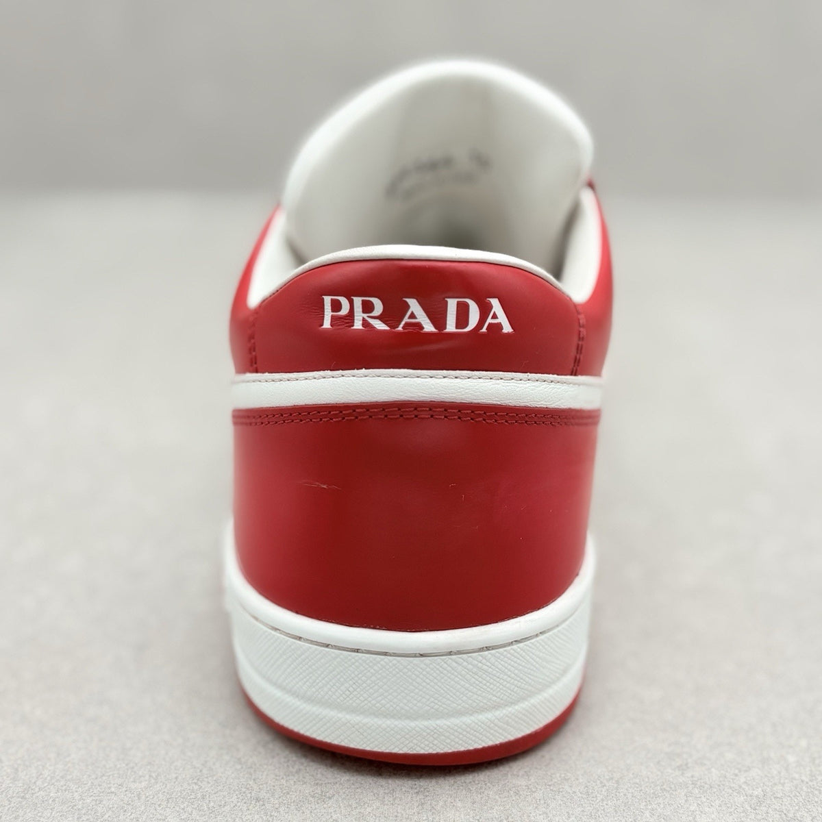 Downtown Leather Sneakers White Lacquer Red — photo 9