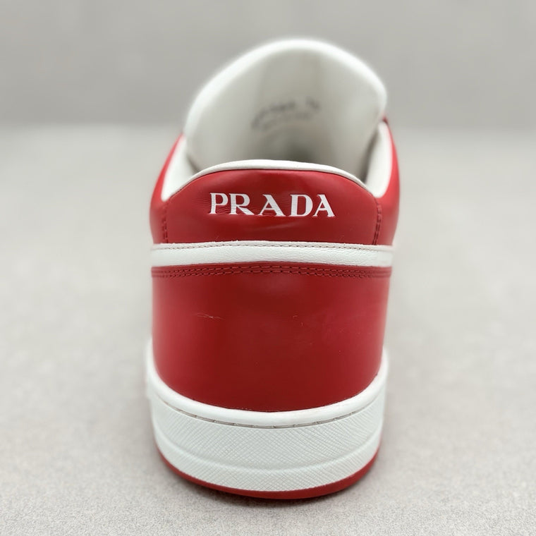 Downtown Leather Sneakers White Lacquer Red — photo 9