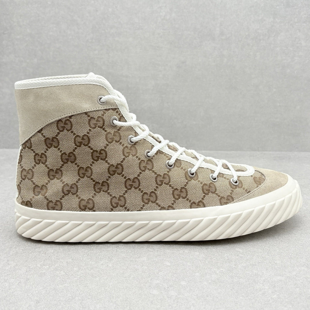 Gucci Monogram Jumbo GG High ' New Lace Tortuga ' | Size 10.5 G (11 US)
