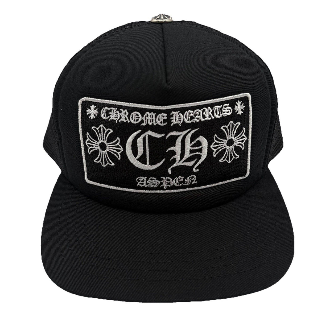 Aspen Exclusive Silver Button Hat Black