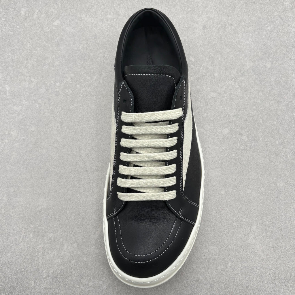 Rick Owens Lido Vintage Sneaker ' Black Milk ' | Size 42 (9 US)