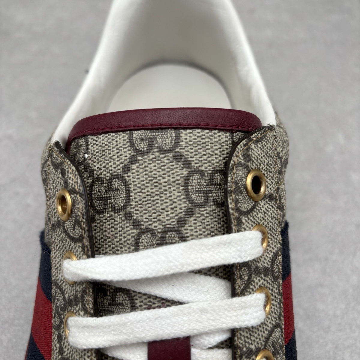 Size 8 G (8.5 US) Gucci Ace GG Supreme ' Beige ' | GREAT CONDITION! — photo 6