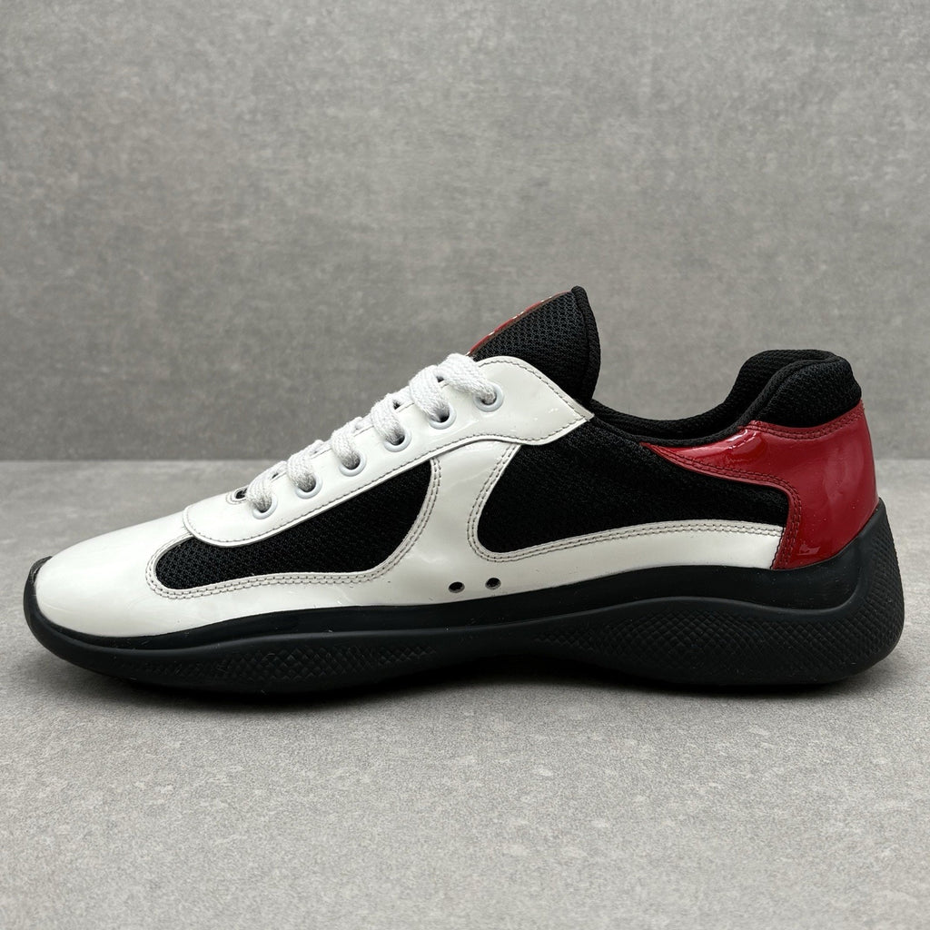 Prada Americas Cup ' Black White Red ' | Size 7 UK (8 US)
