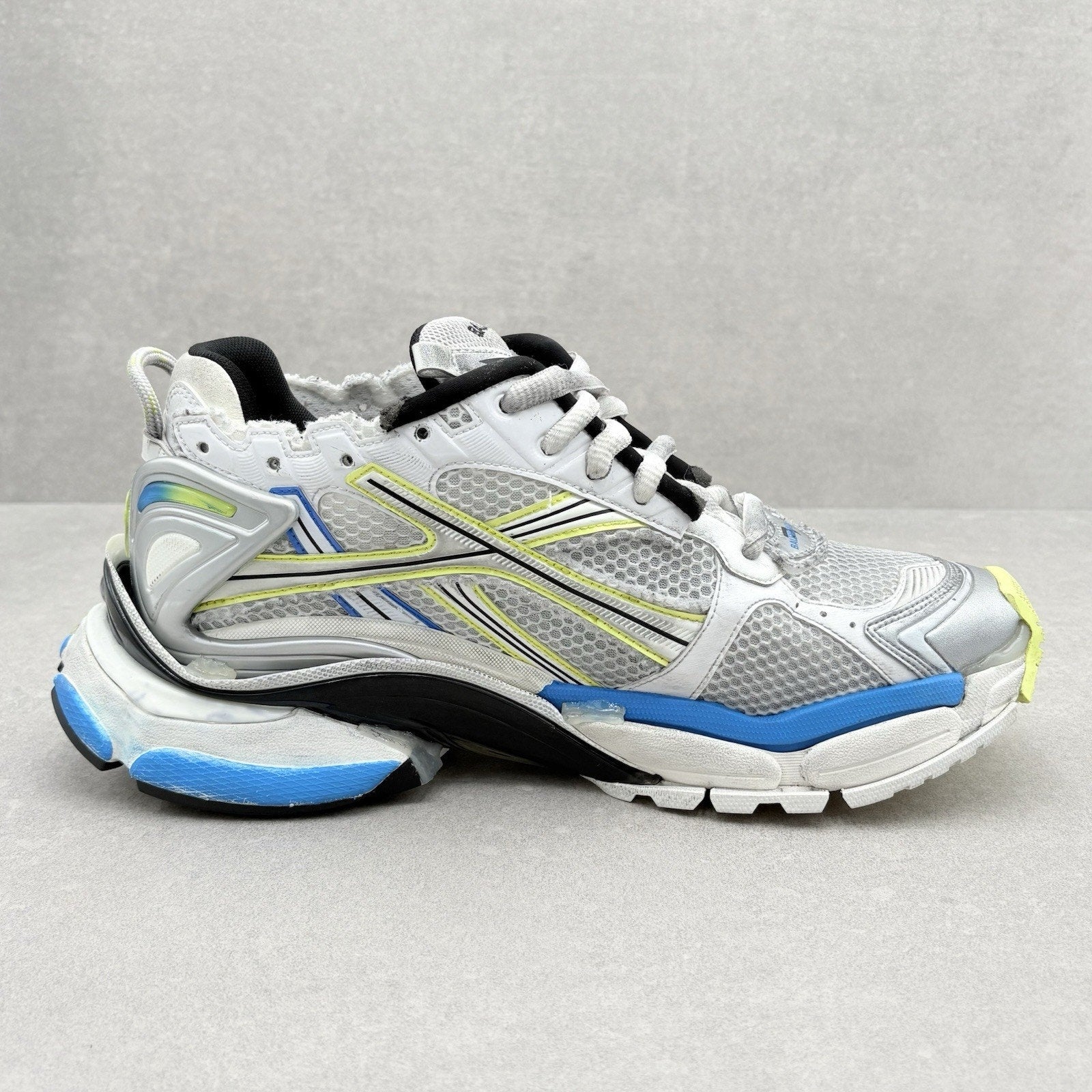 Balenciaga Runner ' White Yellow Blue ' | Size 45 (12 US)
