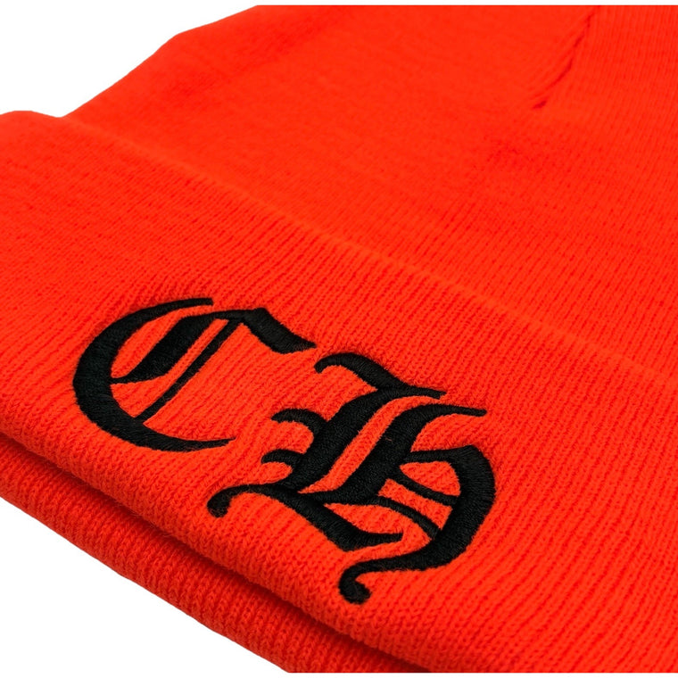 CH Logo Beanie Orange Black — photo 3