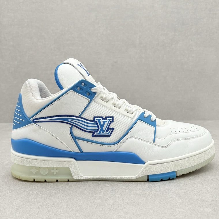 Trainer Mid White Blue — photo 2