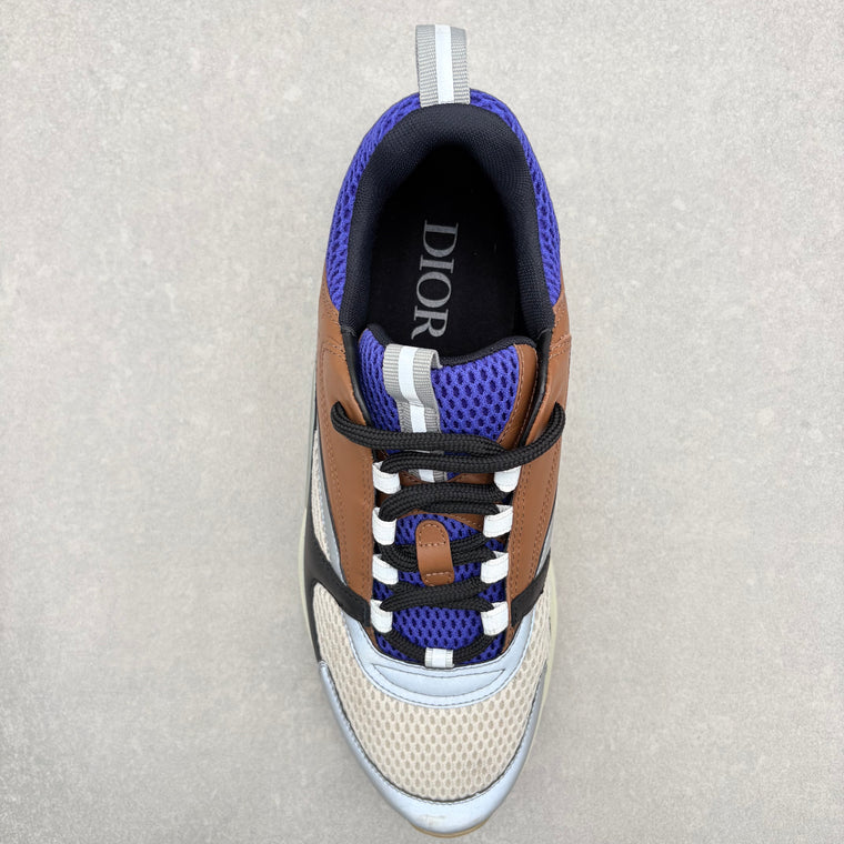Dior B22 Reflective Sneaker Coffee Violet — photo 5