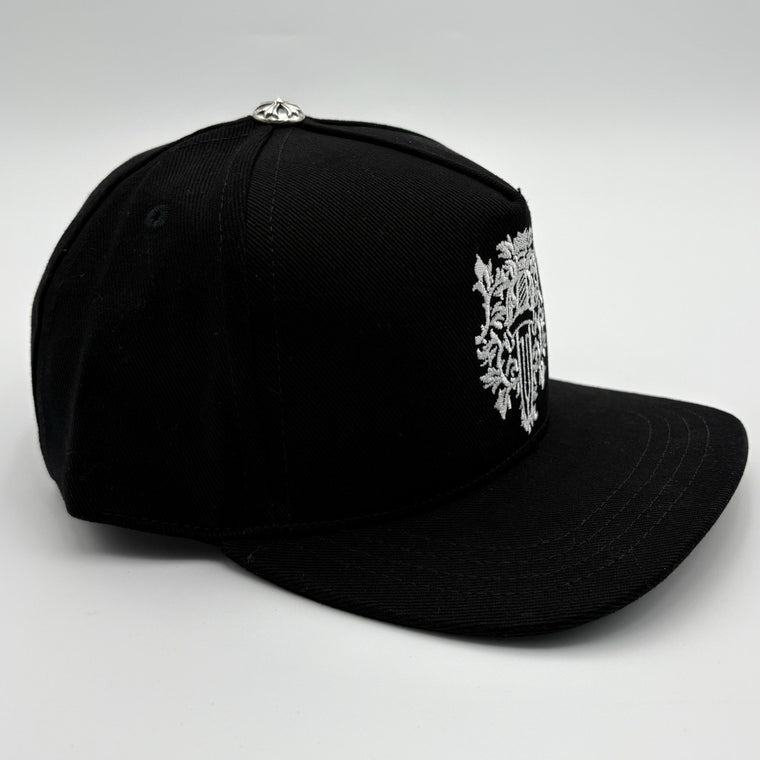 Dagger Logo Denim Baseball Hat Black — photo 2