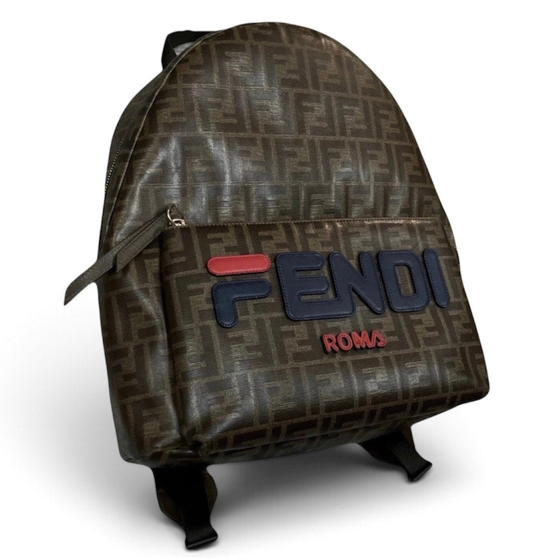 x Fila Zucca Coated Canvas Mani Backpack Brown — photo 3