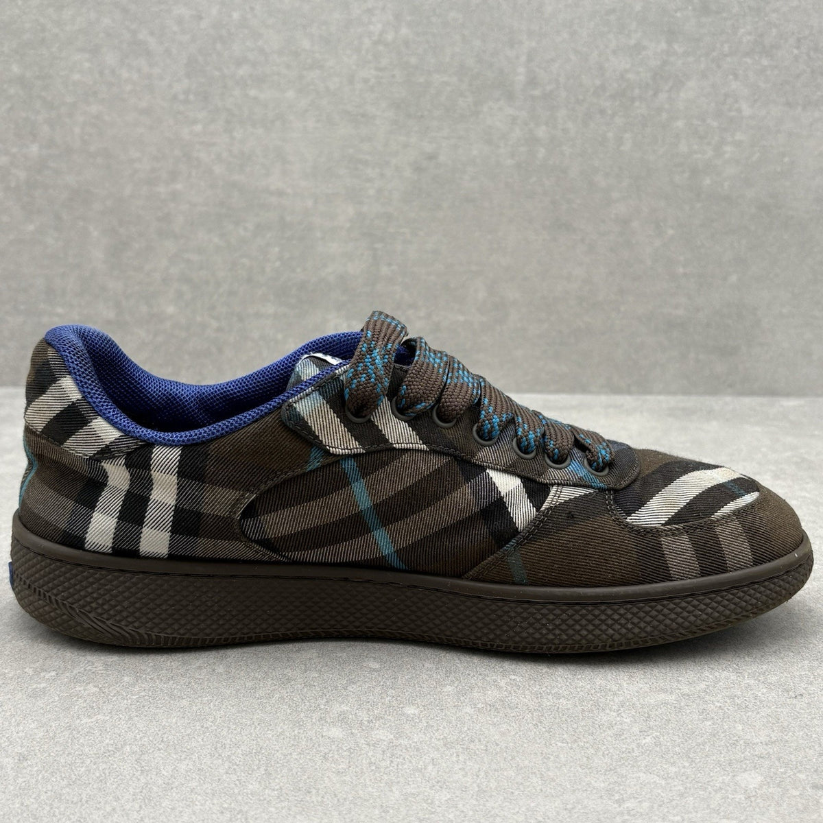 Burberry Terrace Low Top Brown Blue — photo 11